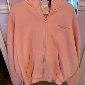Comfrt Women’s Sweat Suit // Zip up and Sweatpants - Peach